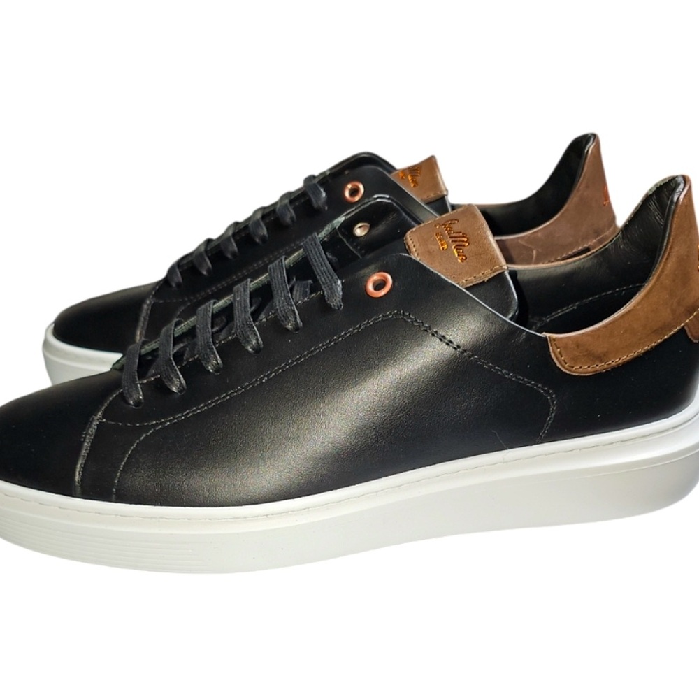 Good Man Brand Mens Sneaker Black Dark Vachetta 10.5 MSRP $288 Legend London NWB